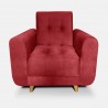 Silla Clic Clac Archer Tela Rojo