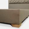 Cama Lawrence Tela Camel 100cm