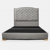 Cama Lawrence 200x200cm Tela Gris
