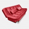 Sofacama Fendik 3 Posiciones Tela Rojo