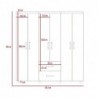 Closet Bariloche 180 X 170 X 50 RTA Wengue