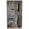 Closet Tradicion 185 X 100 X 50 Rovere + Blanco