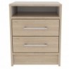 Mesa de Noche Eter Rovere + Blanco
