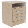 Mesa de Noche Eter Rovere + Blanco