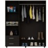 Closet Dassel 161 X 140 X 51 Wengue