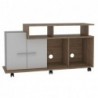 Rack para TV Valera Miel + Blanco