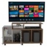 Rack para TV Valera Miel + Blanco