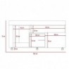Rack para TV Tolon Coñac