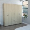 Closet Bariloche 180 X 170 X 50 Blanco + Rovere