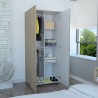 Closet Tera 180 X 80 X 48 Rovere + Blanco
