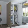 Closet Tradicion 185 X 100 X 50 Rovere + Blanco