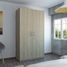 Closet Tradicion 185 X 100 X 50 Rovere + Blanco