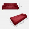 Sofacama Sabath 3 Posiciones Rojo