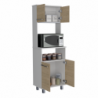 Mueble Alacena Fenix Blanco + Rovere