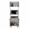 Mueble Alacena Fenix Blanco + Rovere