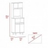 Mueble Alacena Fenix Blanco + Rovere