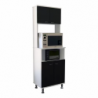 Mueble Alacena Fenix Blanco + Wengue