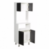 Mueble Alacena Fenix Blanco + Wengue