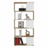 Biblioteca Noah 175 X 80 X 29 Macadamia Blanco