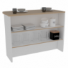 Barra Auxiliar Fendi Blanco + Rovere