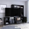 Centro de entretenimiento 200 X 180 Kava Beijing TV 60'' Wengue