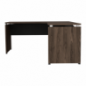 Escritorio Home Office L 160 Coñac + Wengue