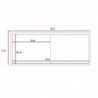 Gabinete Note Miel + Blanco HG