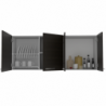 Gabinete Cocina 150 Avon Blanco + Wengue
