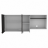 Gabinete Superior Gina Cocina Blanco + wengue