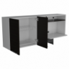 Gabinete Superior Gina Cocina Blanco + wengue