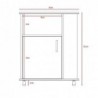 Modulo Microondas Bajo Kit Blanco + Bellota