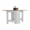 Mesa Plegable Gateleg Blanco Macadamia