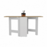 Mesa Plegable Gateleg Blanco Macadamia