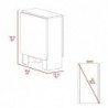 Mesa Plegable Gateleg Blanco Macadamia