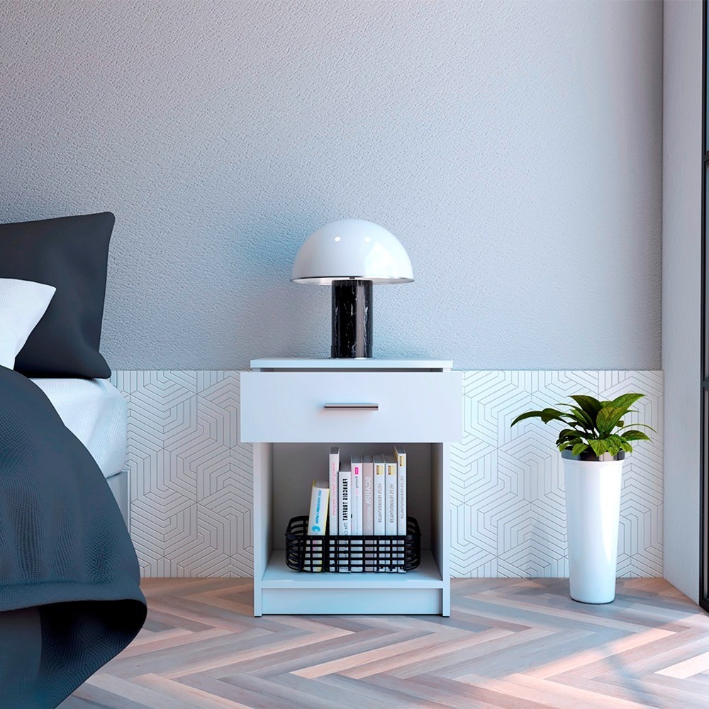 Mesa de Noche ECO Blanco