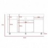 Mesa para TV Vermon Wengue