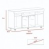 Mesa para TV Vermon Wengue