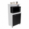 Modulo Microondas Bajo Italia Blanco + Wengue