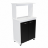 Modulo Microondas Bajo Italia Blanco + Wengue