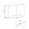 Mueble Aereo Dos Puertas Manchester Wengue