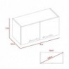 Mueble sobre Campana Manchester Wengue