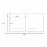 Mueble sobre Campana Manchester Wengue