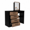 Mueble Tocador Kaia + Banca Wengue Miel