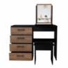 Mueble Tocador Kaia + Banca Wengue Miel