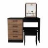 Mueble Tocador Kaia + Banca Wengue Miel