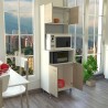 Mueble Alacena Fenix Blanco + Rovere
