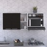 Gabinete Superior Gina Cocina Blanco + wengue