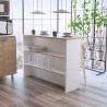 Barra Auxiliar Fendi Blanco + Rovere