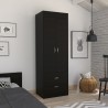 Closet Lisboa 2 Cajones Wengue