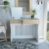 Mueble de Tocador Perla 90 Rovere + Blanco